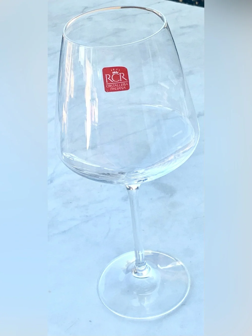 RCR CRISTALLERIA ITALIANA ARIA SOMMERLIER RED WINE GLASSES SET 4 NEW 26.5oz